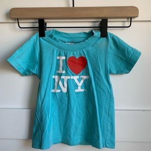 Vintage - I ❤️ NY New York - TShirt size 6-12 mo